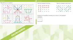 Geoboard Activity Cards