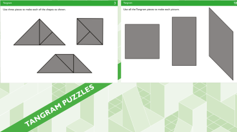 Tangram Puzzle Activity Cards